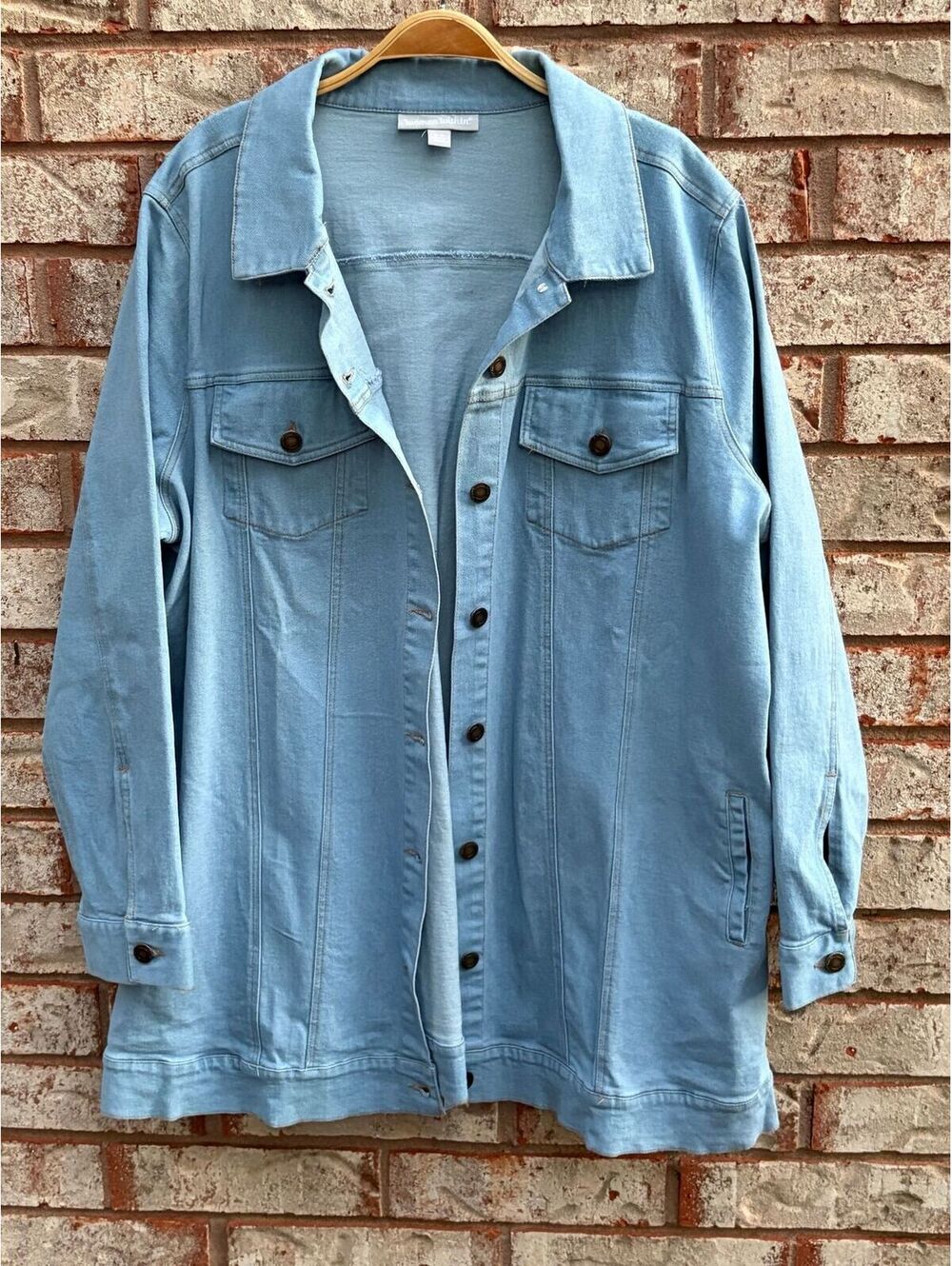 Woman Within Denim Jacket Size 18W